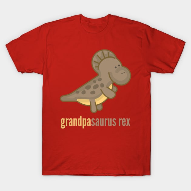 Grandpasaurus Rex T-Shirt Family Dinosaur Shirts T-Shirt by DoggyStyles